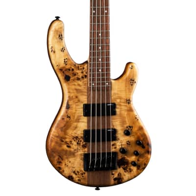 Dean Edge Select 5-String Burled Poplar Bass - Satin Natural image 3