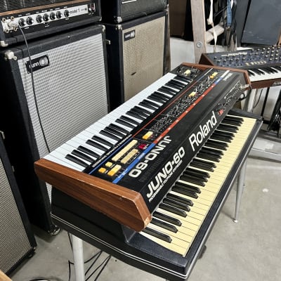 Roland Juno-60 1980’s original vintage analog synth poly-synth synthesizer MIJ Japan image 7