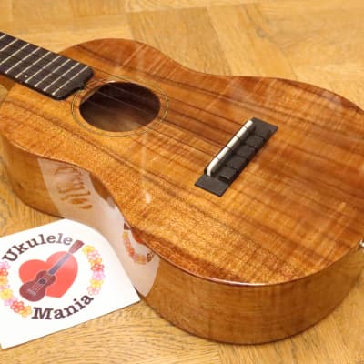 Kiwaya KPT-1K/E High Gloss Curly Koa Tenor with Ebony Bridge and