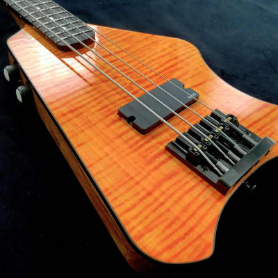 JD Guitars 2023  CB-1,  Compact Bass-1 Solar Flare image 8