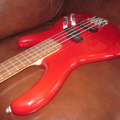 Cort  ACTION BASS PLUS TR 4-String Electric Bass Trans Red image 1