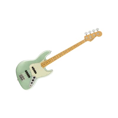 American Professional II Jazz Bass MN Mystic Surf Green Fender for sale
