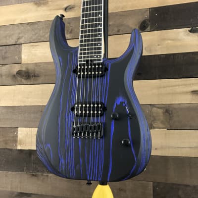 Jackson Pro Series Dinky DK2 Modern Ash HT7 7-String Electric Guitar - Baked Blue image 10