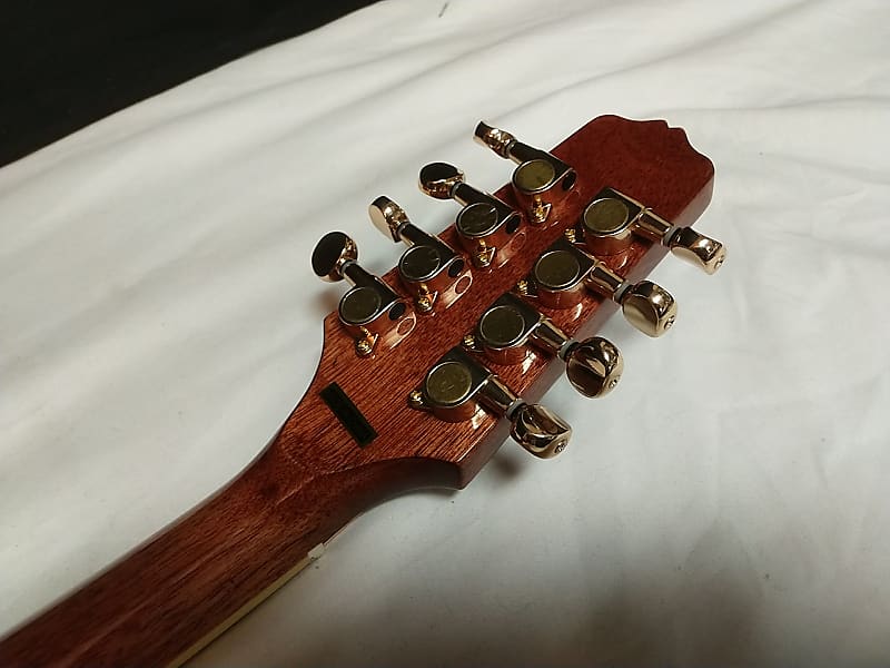 Gold Tone OM-800+ Acoustic/Electric Mandolin, Natural, For Sale