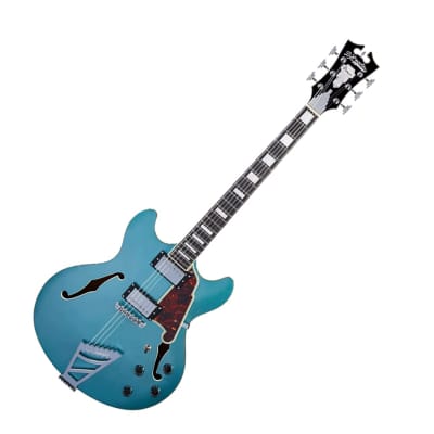 D'Angelico Premier DC w/ Stairstep Tailpiece - Ocean Turquoise image 1