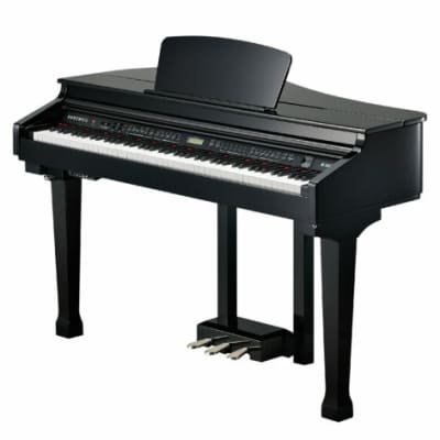 Kurzweil  KAG-100 | Digital Mini-Grand Piano, Black Polish Finish. New with Full Warranty! image 3