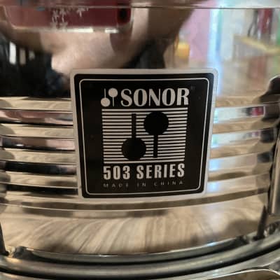Sonor 14" x 5.5" 503 Series Steel Snare Chrome image 5