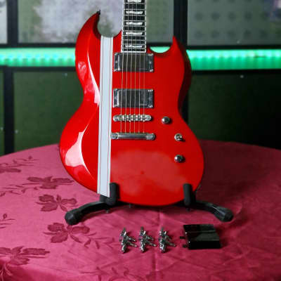ESP Viper Racing Stripes Limited Edition 2010 - Candy Apple Red for sale