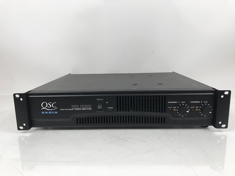 QSC RMX 1850HD Pro Stereo Power Amplifier Reverb