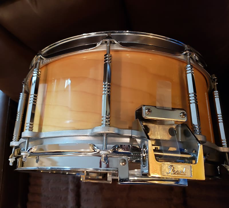 Pearl 14x5 Brass Free Floating Snare Drum w/Extra Maple Shell