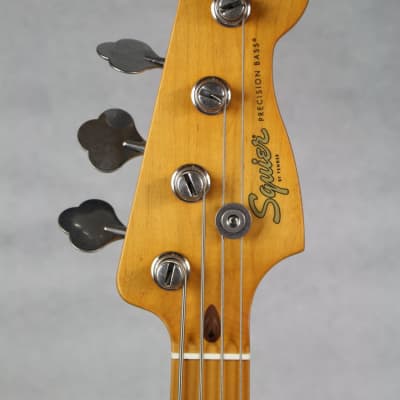 Fender Squier 40th Anniversary Precision Bass Vintage Edition Satin Dakota Red image 4