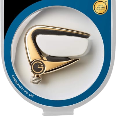 G7th Newport 6 String Capo - Gold Plated image 1