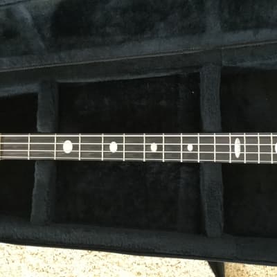 Left handed Alembic Spoiler 1992 Flame bass guitar image 3