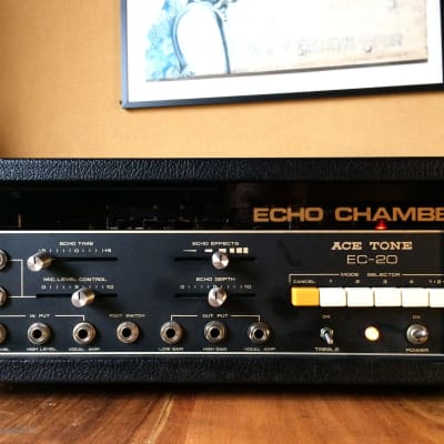 Ace Tone EC-20 Echo Chamber- tape echo 1970s black /gold
