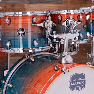 MAPEX ARMORY LIMITED EDITION 7 PIECE DRUM KIT, GARNET OCEAN image 4