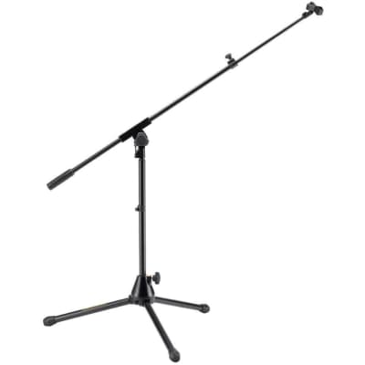 Hercules MS540B Low Profile Mic Stand with Telescoping Boom for sale