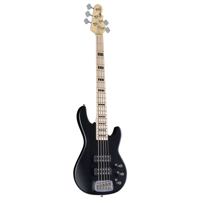Immagine G&L Tribute L-2500 MN Black Frost - 5-String Electric Bass - 1