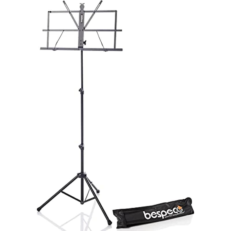 Bespeco BP01X Portable Music Stand with Carry Bag Reverb