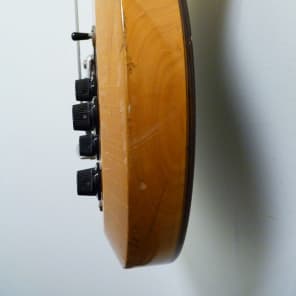 Hohner / Bartell Black Widow Fretless Bass Late '60s Natural image 3