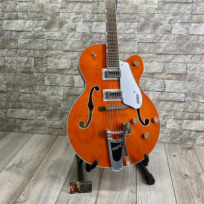 Gretsch #G5420T - Electromatic® Classic Hollow Body Single Cut with Bigsby®, Orange Stain image 2