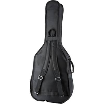 Musician's Gear 3/4 Size Acoustic Guitar Gig Bag Black Guitar case image 1