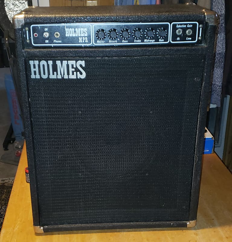 Holmes MPR guitar amp 1980 - Black image 1