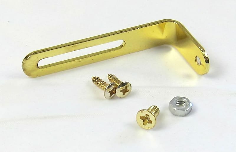 Guard Bracket with Nut + Screws for LP or Others in Gold Tone Guitar Free USA Shipping image 1