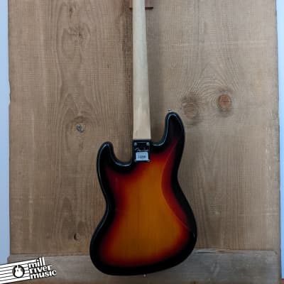 Fender Fretless Jazz Bass Guitar Sunburst USA Neck on MIM Body w/ Gig Bag image 9