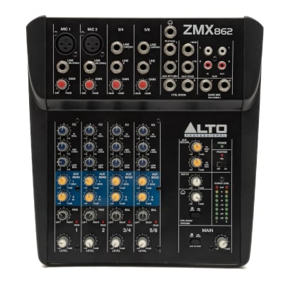 Alto Professional 6 Channel Compact Mixer ZEPHYR ZMX862