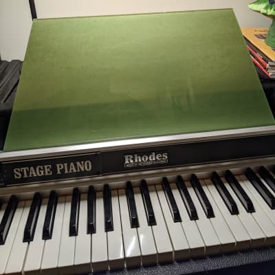 Music Stand for Rhodes Mark II Stage Piano - Acrylic, Coke Bottle Green image 5