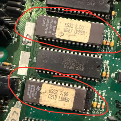 Ensoniq KS-32 EPROM set, OS version 3.0