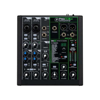 Mackie ProFX6v3 6-Channel Effects Mixer (King of Prussia, PA) image 1