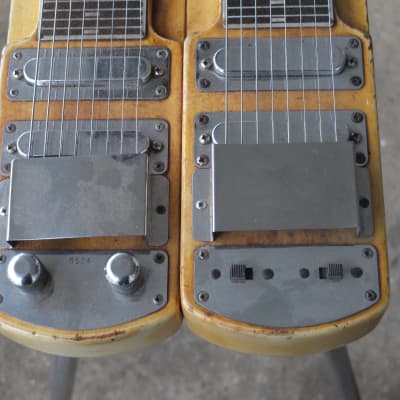 Fender D8 Double Neck Console Steel Guitar 1954 - Butterscotch image 2