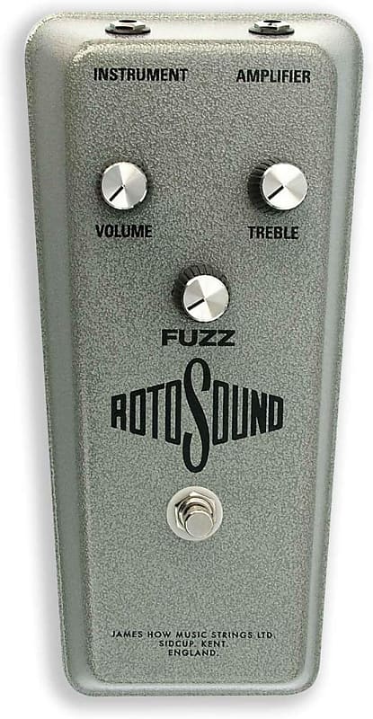 ファズ　Rotosound 1960's Fuzz Pedal Reissue 60's Rotosound Fuzz Limited Edition Reissue - YouTube