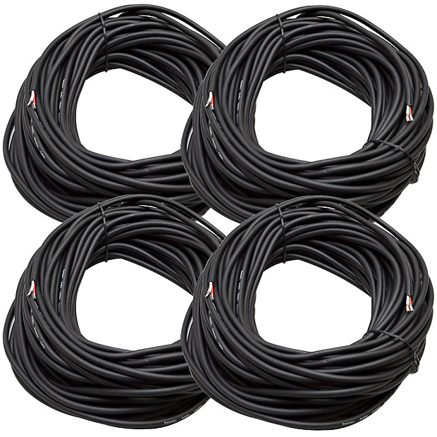 Seismic Audio RW100FOURPACK Raw Wire Speaker Cable - 100' (4-Pack) image 1