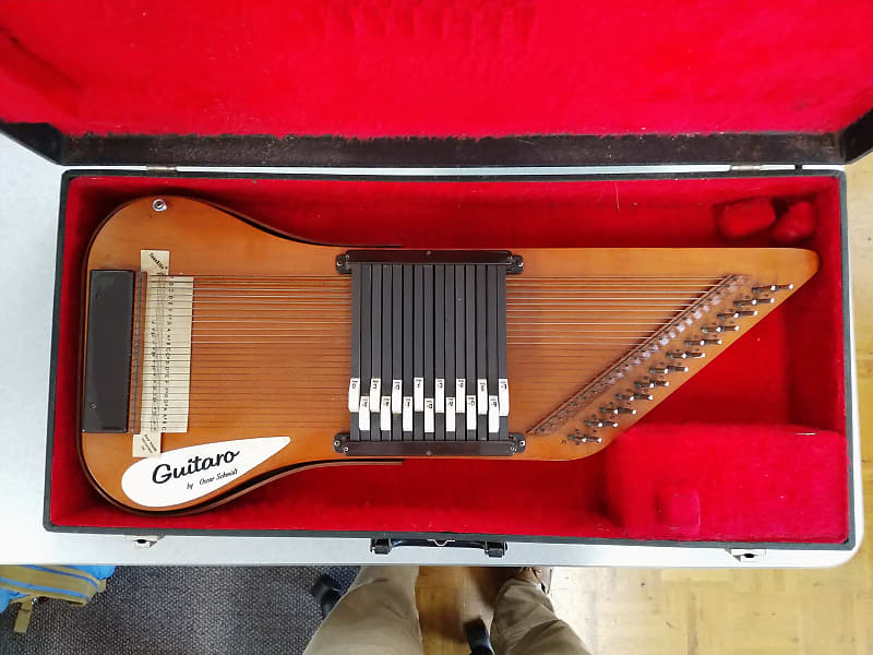 Oscar Schmidt Guitaro 1960's Autoharp Natural Finish in Reverb