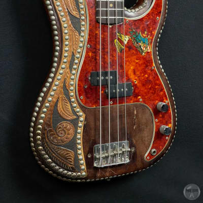 1963/64 Fender Precision Bass  from German famous Country Band Truckstop with case and 2 necks. image 3