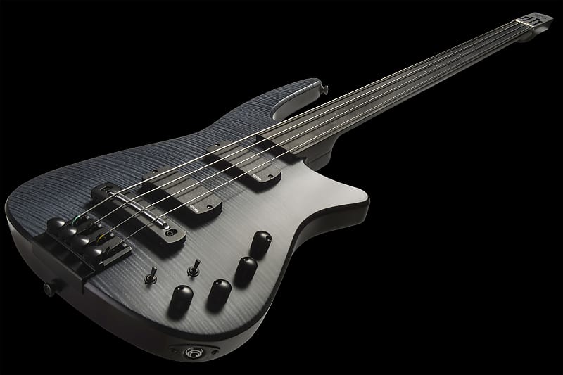 CR4 RADIUS Bass Guitar Charcoal Satin Fretless | Reverb