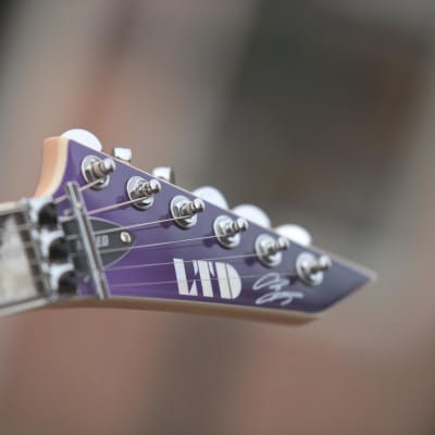 ESP LTD Alexi Hexed - Purple Fade w/ Pinstripes - 1 image 2
