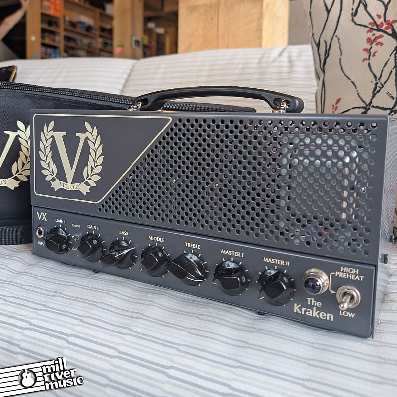 Victory VX The Kraken Compact Series 50W Guitar Amp Head, with Footswitch & Bag - Used