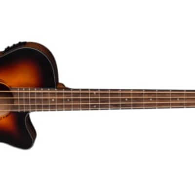 Luna Tribal Acoustic / Electric Bass 34 Inch Scale TSB image 8