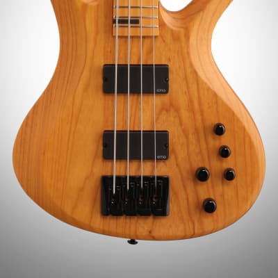 Schecter Session Riot 4 Electric Bass, Aged Natural Satin image 3