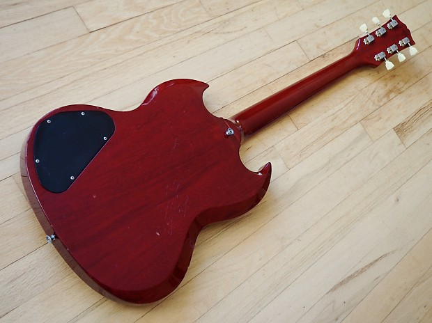 1990 Greco SG Electric Guitar Cherry SS-600 Lawsuit Mint