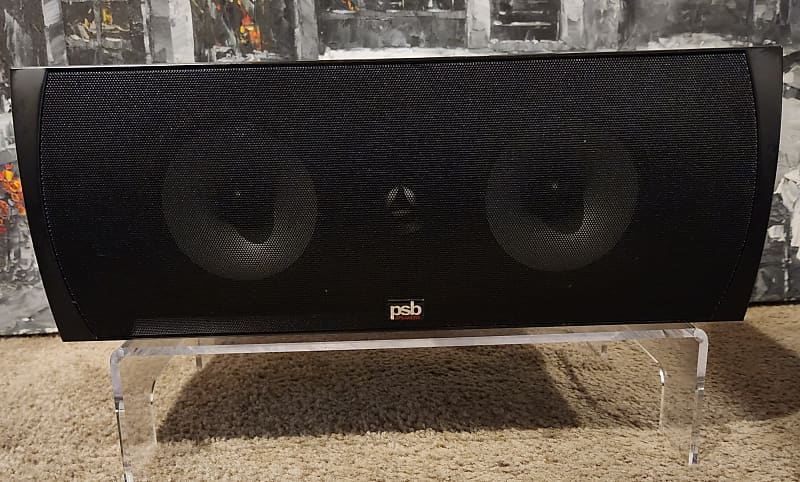 PSB PSB Alpha C1 Center Channel Speaker 90s  - Black wood veneer  			