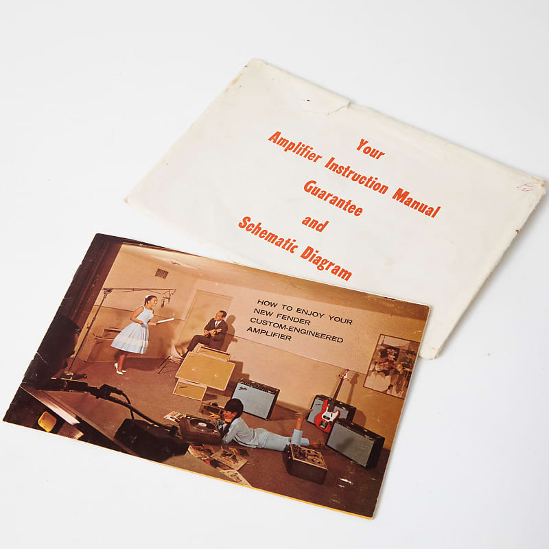 1960s Fender Amplifier Manual | Reverb