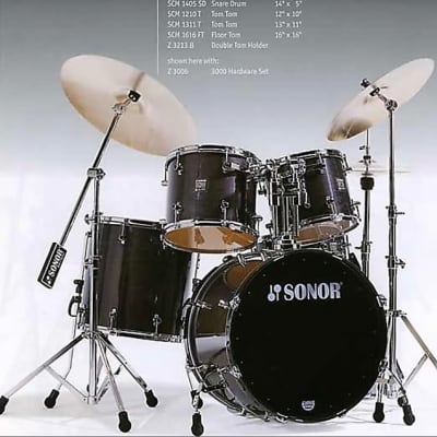 Sonor S-Class 14x5” Maple Snare Drum in Black Onyx Vertical Grain Lacquer Finish image 11