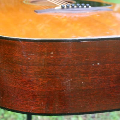1972 FG-180 Jumbo Dreadnought Red Label MIJ Nippon Gakki +Yamaha Rocket Hard Case image 15