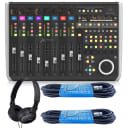 Behringer X-TOUCH Universal Control Surface Bundle with Two FREE XLR Cables and 1 Headphones