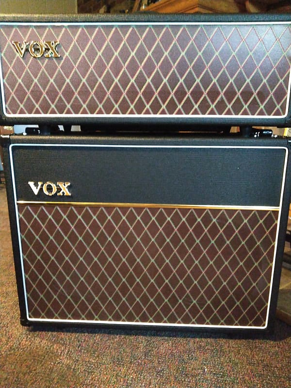 Vox AC30CCH and V212C 50-Watt 2x12 Guitar Half Stack image 1