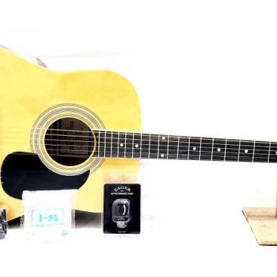 ZAGER ACOUSTIC GUITAR MODEL ZAD01PK N - 6 STRING - WITH EXTRAS for sale